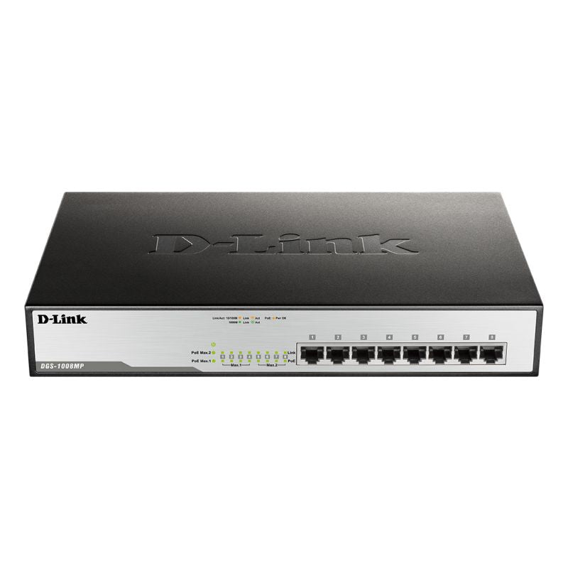 D-Link 8 Port PoE Switch DGS-1008MP