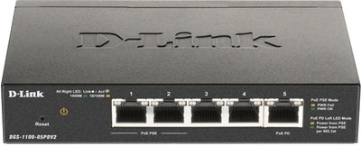 D-Link 5-Port Gigabit PoE-Powered Smart Managed Switch DGS-1100-05PDV2