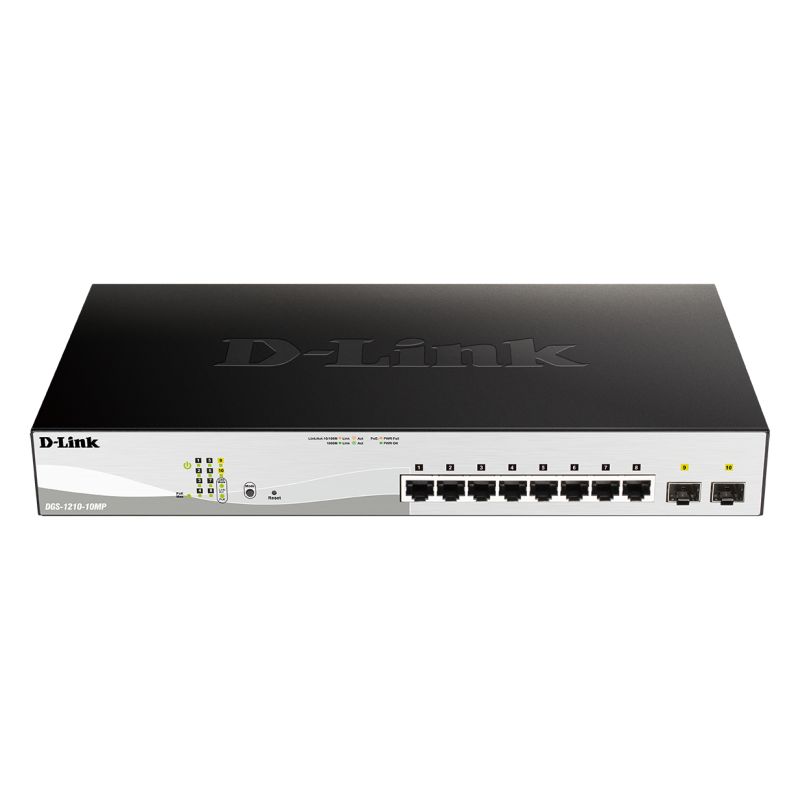 D-Link DGS-1210-10MP 8 Port PoE Switch