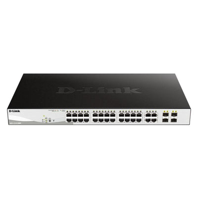 28-Port Gigabit Smart Managed 370W PoE Switch with 28 RJ45 and 4 SFP (Combo) Port