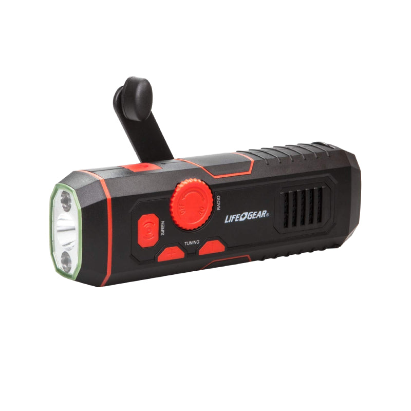 LifeGear USB Radio Crank Lght