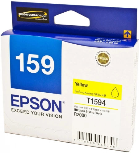 Epson T1594 C13T159490 Yellow Genuine Ink Cartridge 2,000 Prints