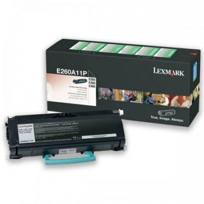 Genuine Lexmark E260A11P Black Toner Cartridge 3.5K Print Yield