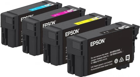 4-Pack Genuine Epson 50ml/26ml CMYK Ink Cartridges UltraChrome XD2 C13T40S100-C13T40S400 [1BK,1C,1M,1Y]