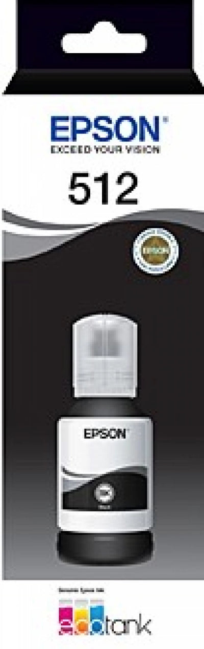 Epson T512 C13T00G192 Black Genuine Eco Tank Ink Cartridge 8,000 Prints