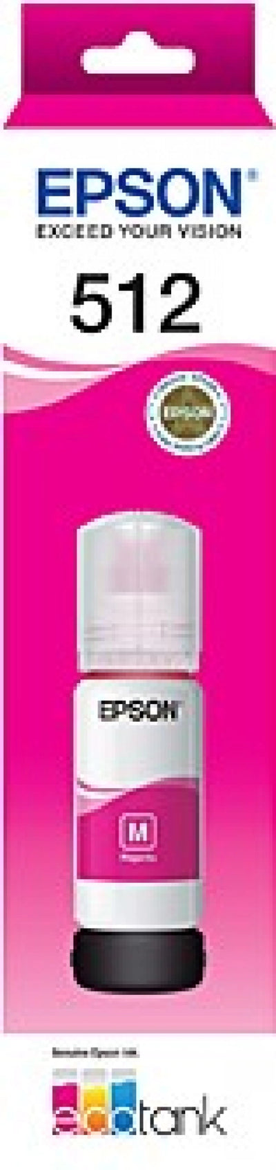 Epson T512 C13T00H392  Magenta Genuine Eco Tank Ink Cartridge 5,000 Prints