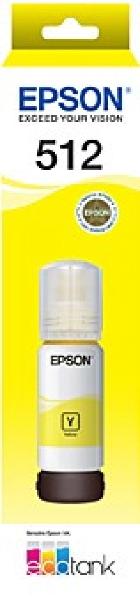 Epson T512 C13T00H492 Yellow Eco Tank Genuine Ink Cartridge 5,000 Prints