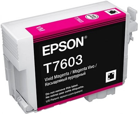 Epson 760 C13T760300 Vivid Magenta Genuine Ink Cartridge 180 Prints