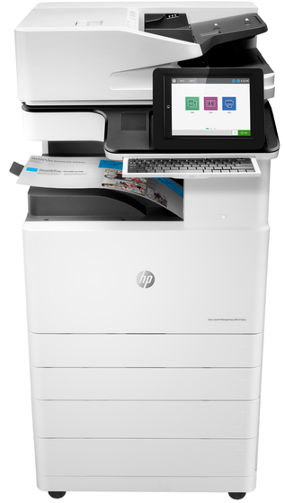 HP Colour LaserJet Managed Flow MFP E77825 A3 Multifunction Printer Photocopier Second Hand