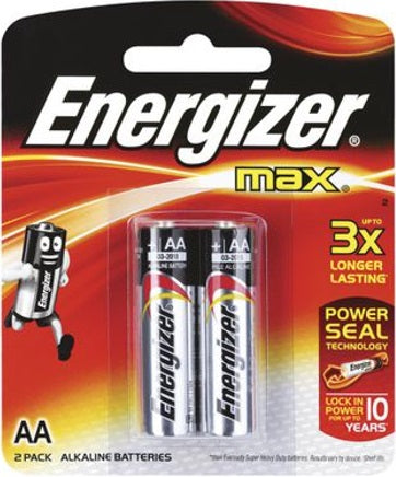 2-Pack Energizer Max AA E91BP2T