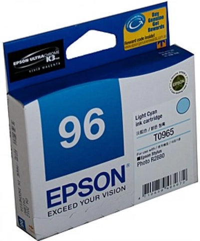 Epson T0965 C13T096590 Light Cyan Genuine Ink Cartridge 940 Prints