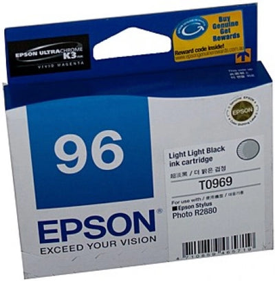 Epson T0969 Light Black Genuine Ink Cartridge 6,065 Prints [C13T096990]