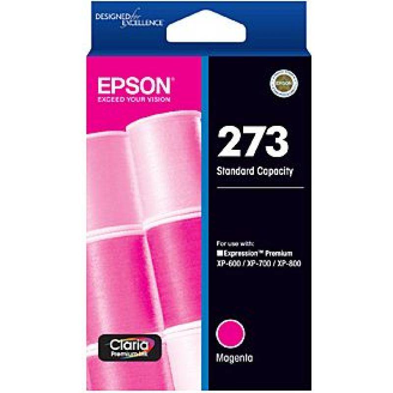 Epson 273 C13T273392 Magenta Genuine Ink Cartridge 300 Print