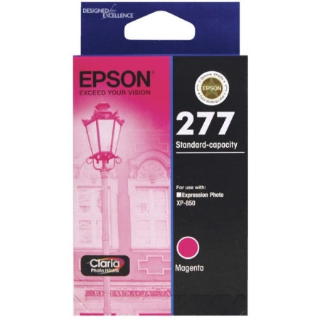 Genuine Epson 277 C13T277392 Magenta Ink Cartridge 360 Prints