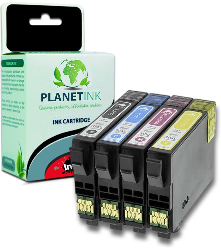 4 Pack Epson 39XL Compatible Ink Cartridges XP2105, XP4105 [1BK,1C,1M,1Y]