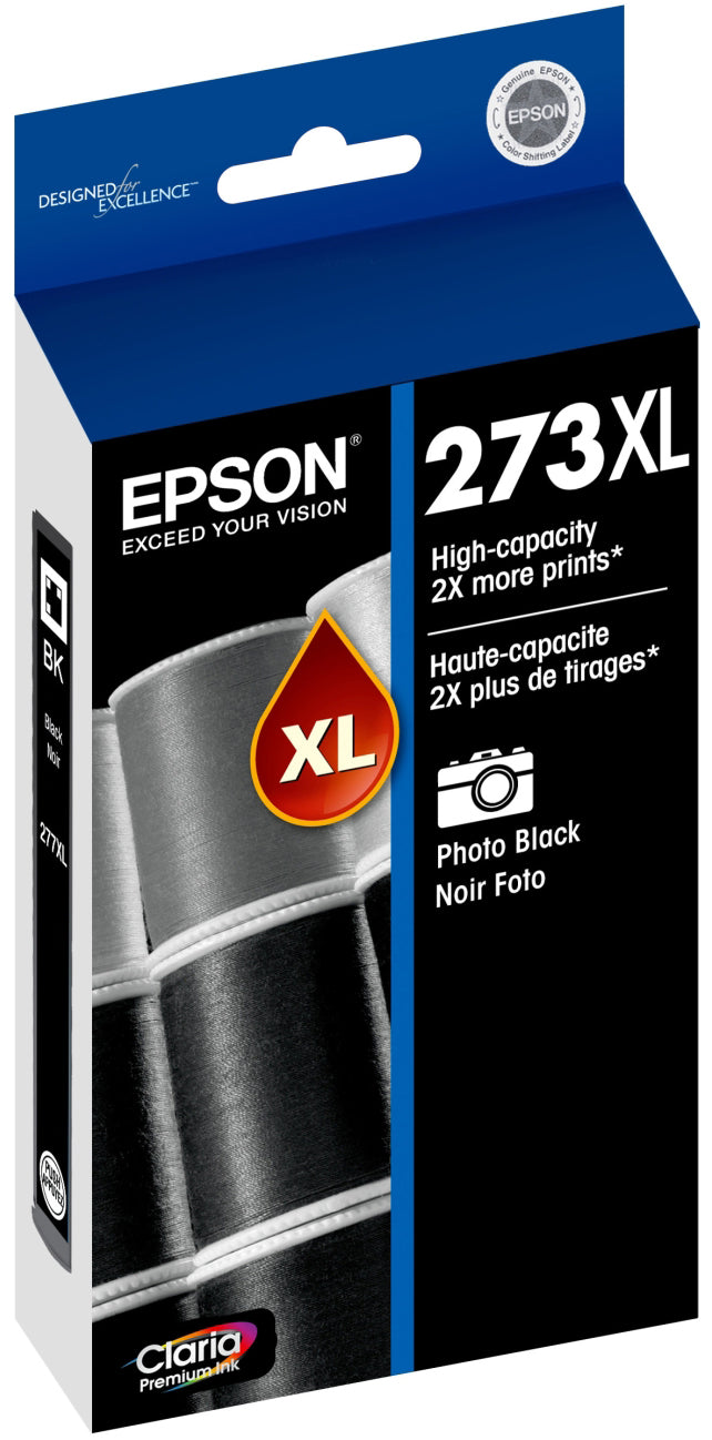 Epson 273XL C13T275192 Photo Black Genuine Ink Cartridge 500 Print