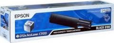 Epson AcuLaser C1100 CX11N CX11NF C13S050190 Black Genuine Toner Cartridge 4,000 Prints