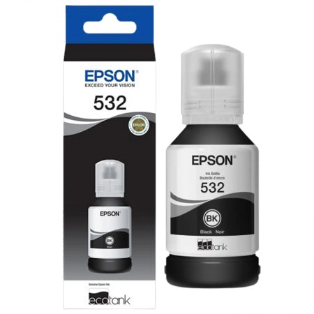 Genuine Epson T532 Black EcoTank Ink Bottle C13T03J192
