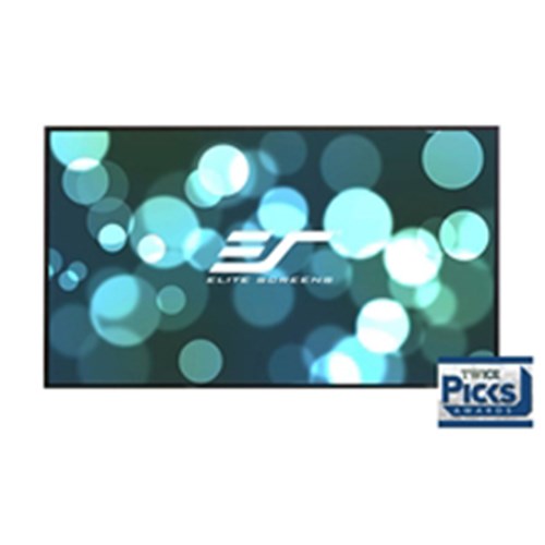 150" FIXEDFRAME 16:9 PROJECTOR SCREEN  EDGE FREE ULTRA THINVE LVET TAPE-AEON CINE GREY 3D