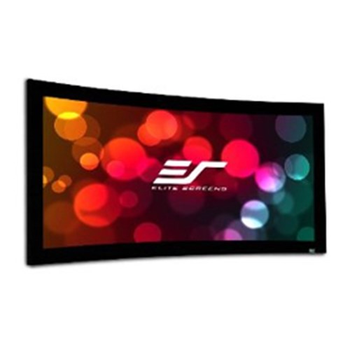 103" CURVED FIXED FRAME 2.35:1 PROJECTOR SCREEN  ANAMORPHIC LUNETTE235