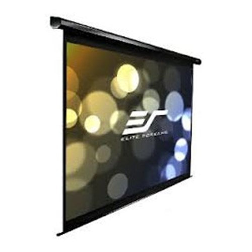 100" MOTORISED 16:9 PROJECTOR SCREEN WITH IR CONTROL RJ45 & 3-WAY SWITCH SPECTRUM -BLACK