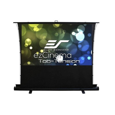 Elite Screens FT90XWH 90" 16:9 Portable Tension Floor Pull Up Projector Screen