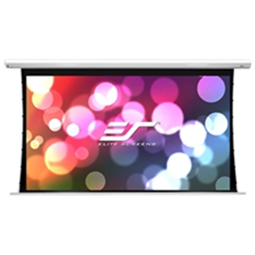 100" MOTORISED 16:9 PROJECTOR SCREEN  TENSIONED DROP  SAKERT ENSION