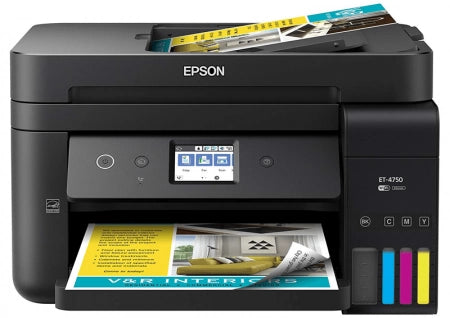 [15ppm] Epson WorkForce ET-4750 EcoTank All-in-One Supertank Printer