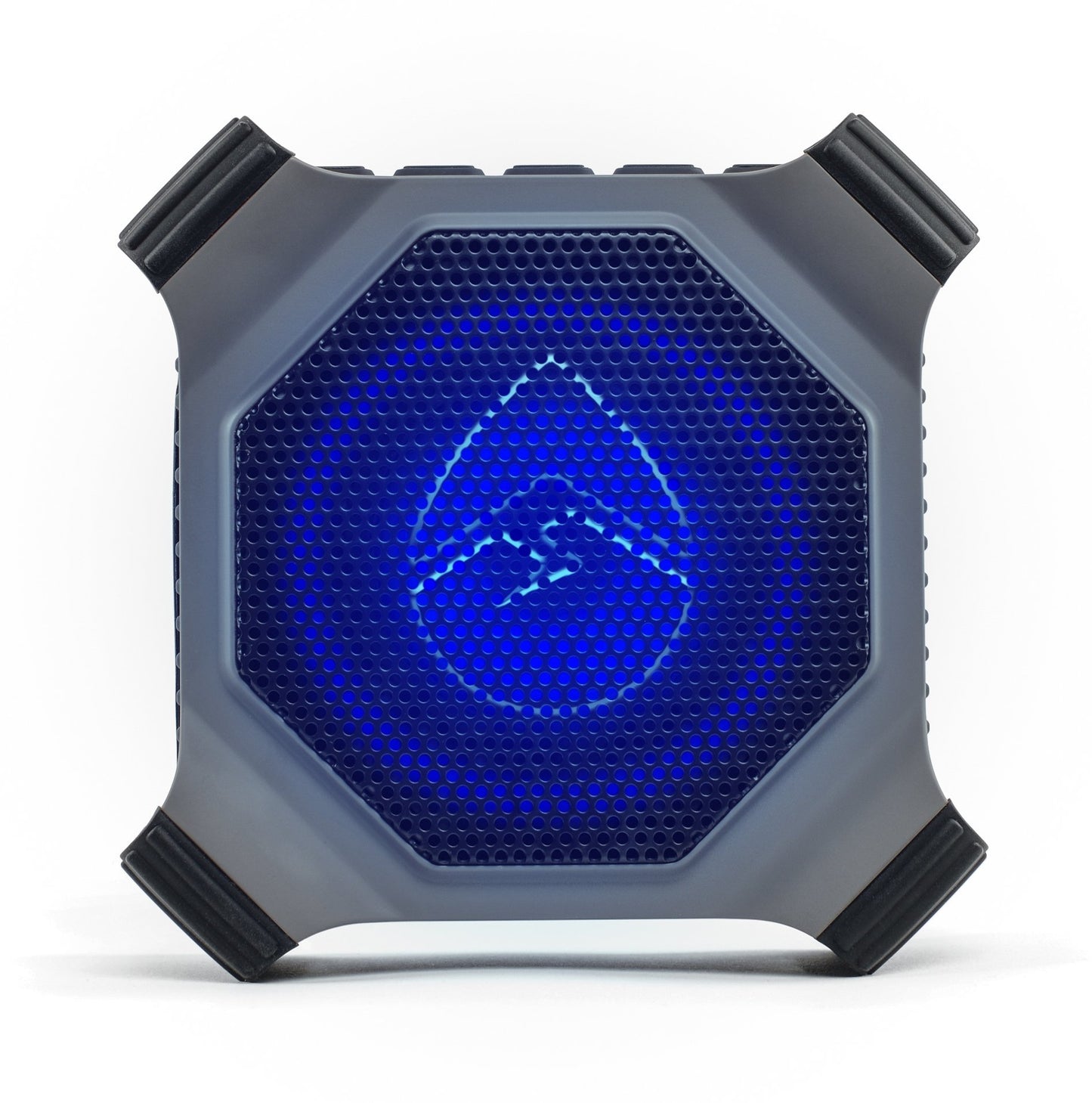 EcoXgear EcoEdge+ Waterproof Bluetooth Speaker with Compact, Rugged Styling & RGB party lights Grey (GDI-EXEGPL410)