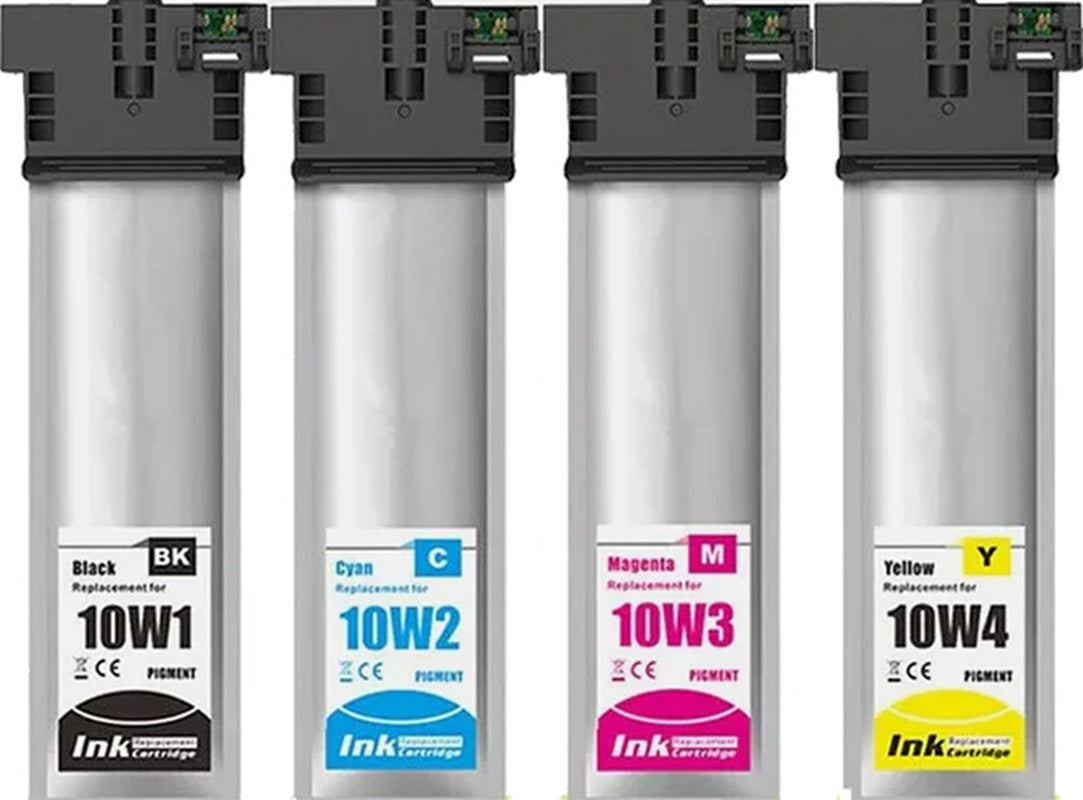 4 Pack Epson C13T10 Compatible Ink Cartridge Value Pack [1BK, 1C, 1M, 1Y]