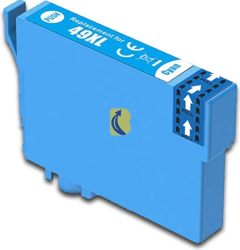 Epson 49XL Compatible Cyan Ink Cartridge C13T10F292 350 Print