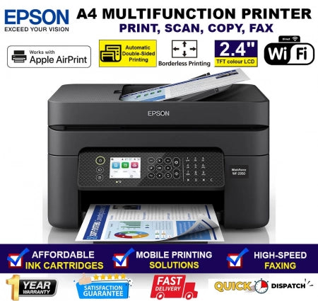 Epson WorkForce WF-2950 Inkjet A4 Multifunction Printer