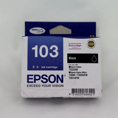 Genuine Epson T1031 C13T103192 Black Ink Cartridge 995 Prints