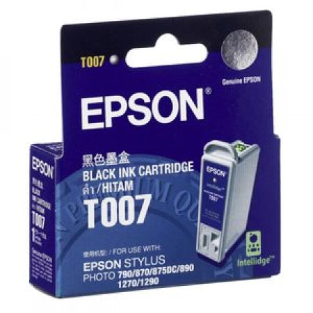 Epson T007 C13T007091 Black Genuine Ink Cartridge 370 Prints