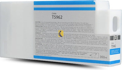 Epson 350ml UltraChrome T5962 Cyan Generic Ink Cartridge C13T596200