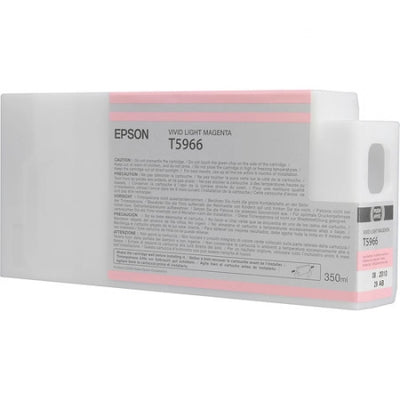 Genuine Epson 350ml UltraChrome T5966 Vivid Light Magenta Ink Cartridge C13T596600 PRO 7700 9900