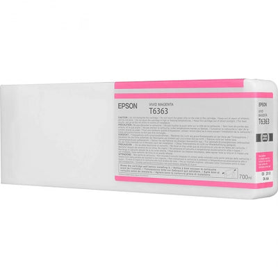 Genuine Epson 700ml UltraChrome T6363 Vivid Magenta Ink PRO 7700 9900