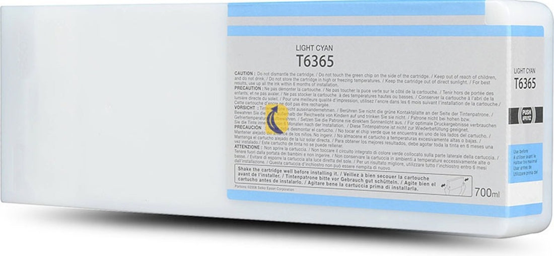 Epson 700ml  UltraChrome T6365 Light Cyan Generic Ink Cartridge