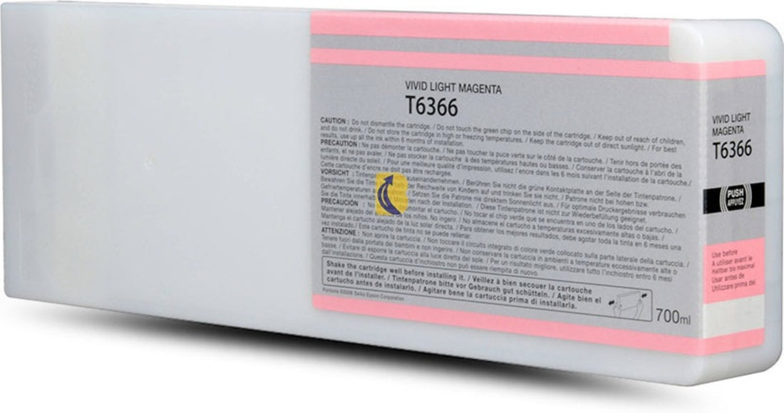 Epson 700ml UltraChrome T6366 Vivid Light Magenta Generic Ink Cartridge
