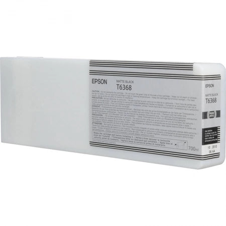 Genuine Epson 700ml UltraChrome T6368 Matte Black Ink PRO 7700 9900
