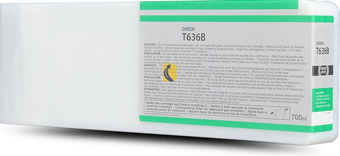 Epson 700ml  UltraChrome T636B Green Generic Ink Cartridge