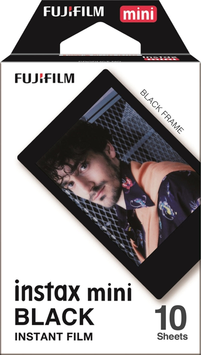 Pack of 10 Fujifilm instax mini Black Frame Film - Compatible with Fujifilm INSTAX Mini Camera