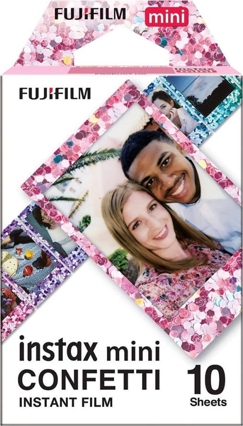Pack of 10 Fujifilm instax mini Confetti Film - Compatible with Fujifilm INSTAX Mini Camera