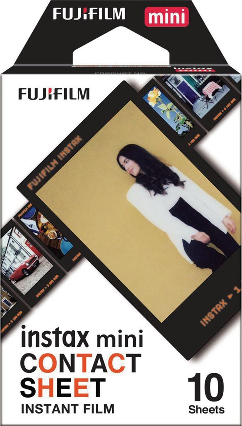 Pack of 10 Fujifilm instax mini Contact Sheet Film - Compatible with Fujifilm INSTAX Mini Camera
