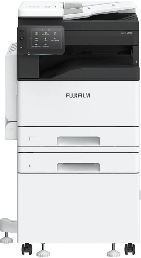Fujifilm A3 Apeos C2450S Colour Laser Multifunction Free Standing Photocopier (Extra Tray + Cabinet) Bonus 3 Year Warranty