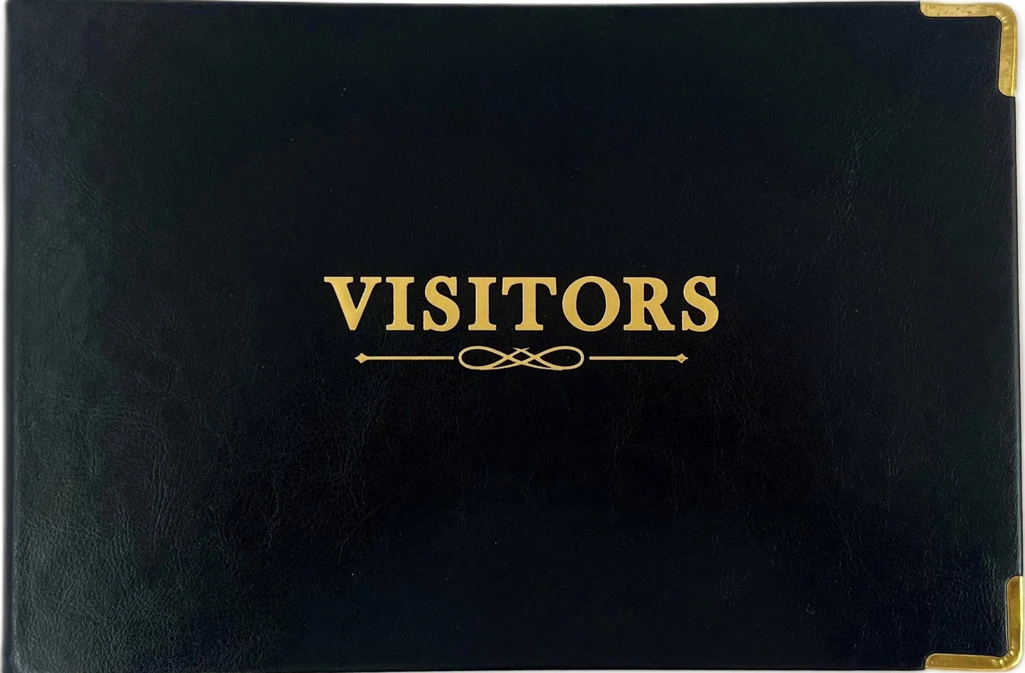 Ozcorp Visitors Book with Gold Corner