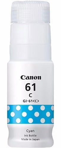 Genuine Canon GI-61C Cyan Ink Bottle 7,700 Print
