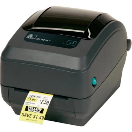 Zebra GK420T 4inch Direct Thermal Label Printer 203DPI, Ethernet (discontinued) - Replacement Model: Sato WS4