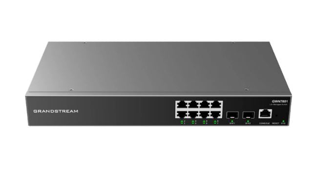 ENTERPRISE LAYER 2+ MANAGED NETWORK SWITCH  8 X GIGE  2 X SFP