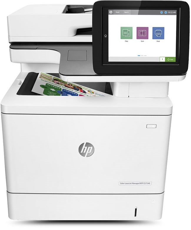 HP Color LaserJet Managed MFP E57540dn Multifunction Printer